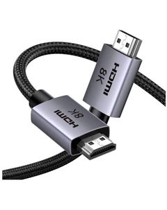 Кабель интерфейсный 25907_ HDMI 2.1 Male To Male 8K Cable, длина: 0,5м, цвет: серый Ugreen