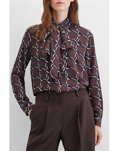 Блуза свободного кроя с бантом Elisa.and.me