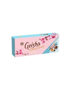 Шоколадные конфеты Geisha с начинкой карамель с морской солью Fazer