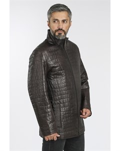 Мужская кожаная куртка из натуральной кожи с воротником Мосмеха