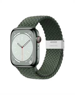 Ремешок Wepro для часов Apple Watch Series 11, 120-205 мм, Dark Olive Green