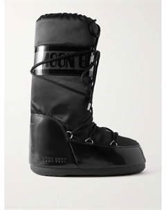 Ботинки Icon Glance из ПВХ и зимних материалов, черный Moon boot