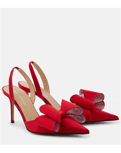 Туфли-лодочки Le Cadeau 85 с бантом из сатина Mach & mach