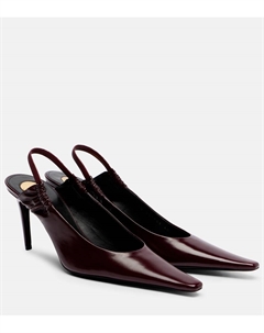 Туфли-лодочки Anne-Marie на ремешке, Vintage Bordeaux Saint laurent