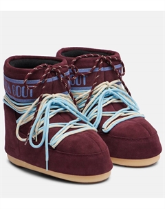 Замшевые ботинки Icon с коротким голенищем, Burgundy Moon boot