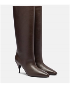 Ботинки высокие Silhouette 80 из кожи, Dark Brown Herbert levine