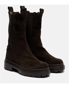 Челси ботинки Chesa Alpina из замши, Dark Brown Bogner
