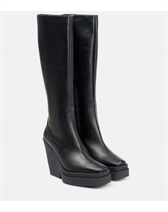 Кожаные высокие сапоги Gia 14 Giaborghini