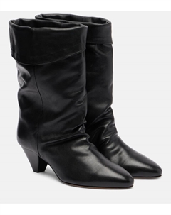 Ботинки Dalby 55 кожаные на щиколотку, Black Isabel marant