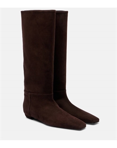 Замшевые сапоги до колена, Chocolate Proenza schouler
