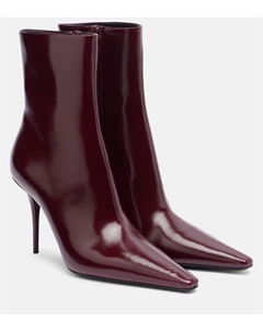 Кожаные ботинки Ashley 90, Vintage Bordeaux Saint laurent