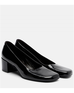 Туфли-лодочки Penelope из лаковой кожи, Black The row