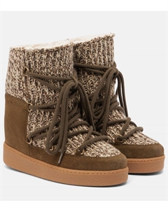 Зимние ботинки с отделкой из замши, Bronze Isabel marant