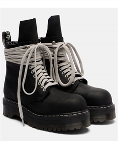 Ботинки Dr Martens Quad на платформе из кожи, Black Rick owens