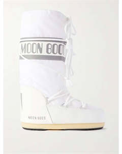 Зимние ботинки Icon из искусственной кожи и ракушек, белый Moon boot