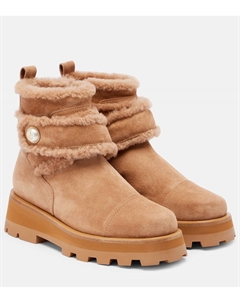 Ботинки Meena до щиколотки из замши, Toffee/Toffee Jimmy choo