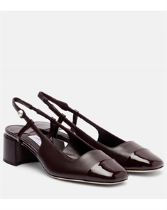 Туфли-лодочки Elisa 45 на ремешке из кожи, Deep Merlo Jimmy choo