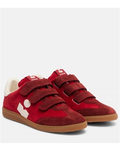 Кроссовки из замши с логотипом Beth, Scarlet Red/Burgundy Isabel marant
