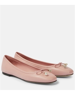 Кожаные балетки elme, Rose Jimmy choo