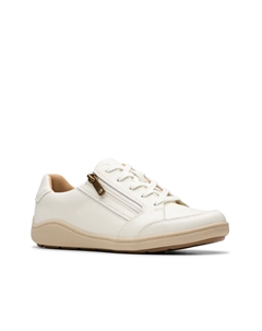 Кроссовки Bryianne Bayla Sneaker, Off White Leather Clarks