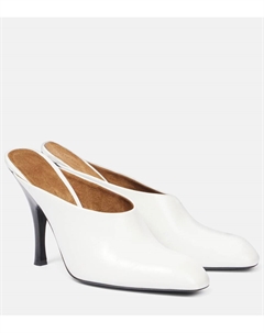 Кожаные мюли Colt 100, Optic White Khaite