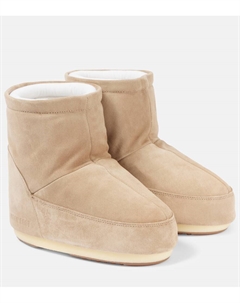 Низкие замшевые зимние ботинки, L003 Sand/Beige Moon boot