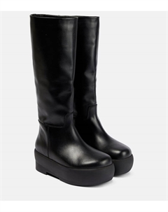 Ботинки Gia 16 до колена из кожи Giaborghini