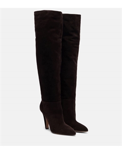 Ботфорты Elsa 100 из замши, Ebano Paris texas