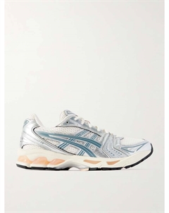 Кроссовки Gel-Kayano 14 из резины и металлической сетки, серебряный Asics