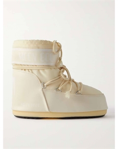 Зимние ботинки Icon из искусственной кожи с низким верхом, бежевый Moon boot