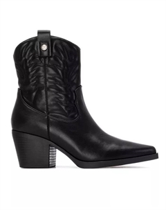 Женские вышитые итальянские вестерн-ботинки от , черный Xti