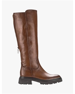 Кожаные ботинки Match до колена, Brown Gabor