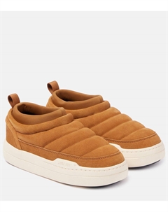 Парк мягкие замшевые слипоны, M008 Cognac Moon boot