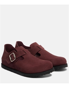 Лондонские замшевые слипоны, Deep Burgundy Birkenstock 1774