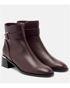 Noor 45 ботинки щиколотка из декорированной кожи, Deep Merlo Jimmy choo