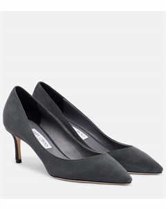 Туфли-лодочки Romy 60 из замши, Graphite Jimmy choo