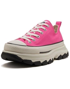 Низкие парусиновые туфли All Star унисекс розового цвета Converse