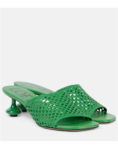Повседневные мюли Paula's Ibiza Toy из кожи, Green Loewe