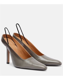 Туфли-лодочки Suki из кожи, Grey Calvin klein collection