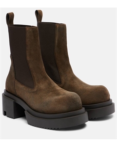 Челси ботинки Beatle из замши, Indigo Rick owens