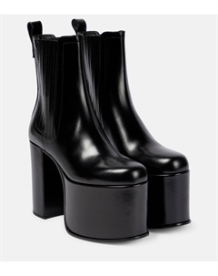 Кожаные ботинки Club на платформе Valentino garavani