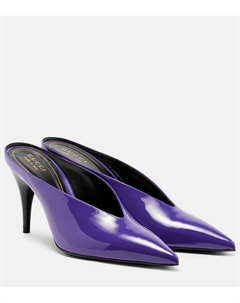 97 лакированные мюли, Purple Cycalmin Gucci