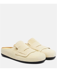 Мокасины из замши мюли, Pale Yellow Jacquemus