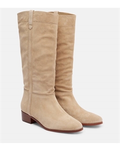 Замшевые сапоги до колена, Sand Veronica beard