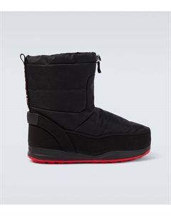 Laax 10 ботинки для снега на шнуровке, Black/Red Bogner