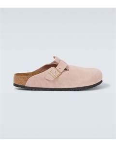 Бостонские замшевые клоги Leve, Light Rose Birkenstock
