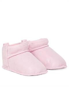 Ботильоны Baby Classic Ultra Mini из замши, Ribbon Candy Ugg kids