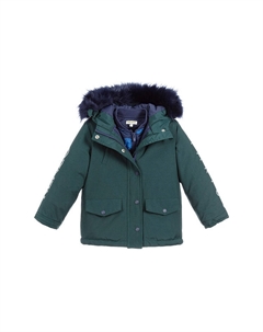Детский пуховик, цвет Green Kenzo