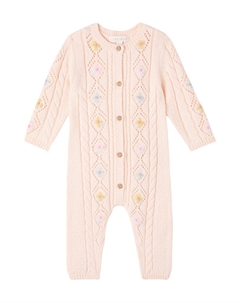 Распашонка Baby Idrina с вышивкой, Blush Louise misha