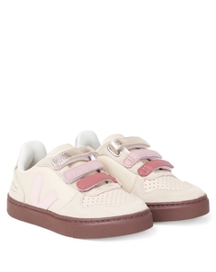 Ботильоны Bonpoint V10 из замши и кожи, Areia_Petale Veja kids